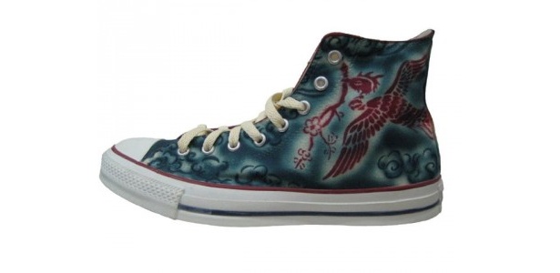 紅型と染めが美しい「YOKANG×CONVERSE　鳳凰-ホウオウ」