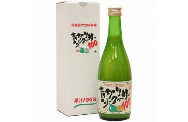 沖縄・大宜味村産のシークワーサーを使った「沖縄特産販売　南国の香り高い果実　青切りシークワーサー100 500ml」
