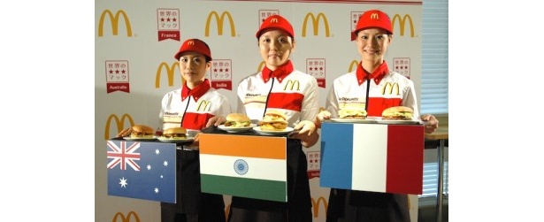 【写真を見る】フランス、インド、オーストラリア発を女性スタッフが紹介