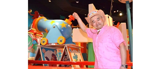 高橋名人が大砲を撃っているように見える!?