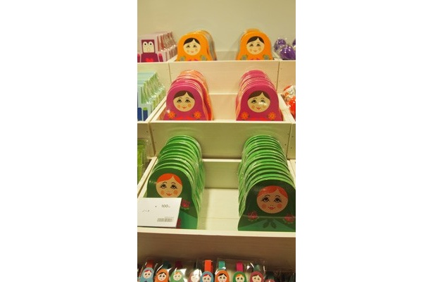マトリョーシカ型のノート(100円)