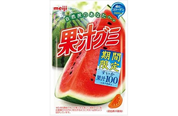 「果汁グミ　すいか」(105円)