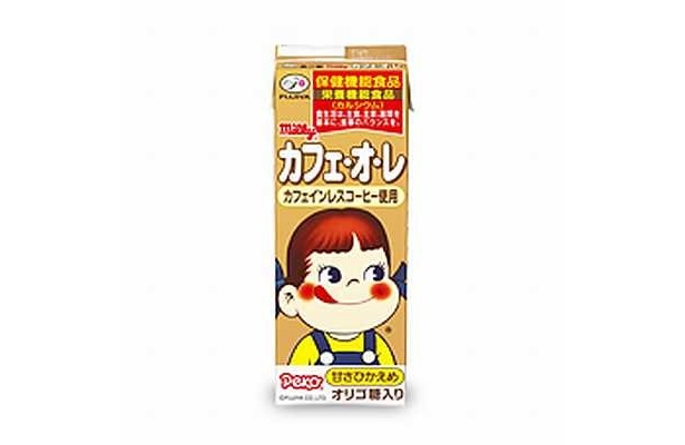 発売中の「ミルキーカフェオレ(紙パック)」（105円/200ml）