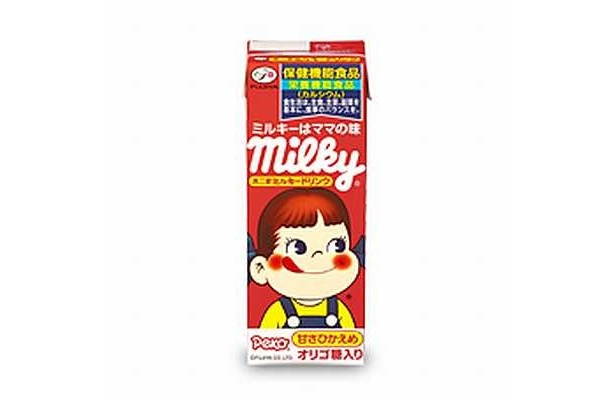 発売中の「ミルキードリンク(紙パック)」(105円/200ml）