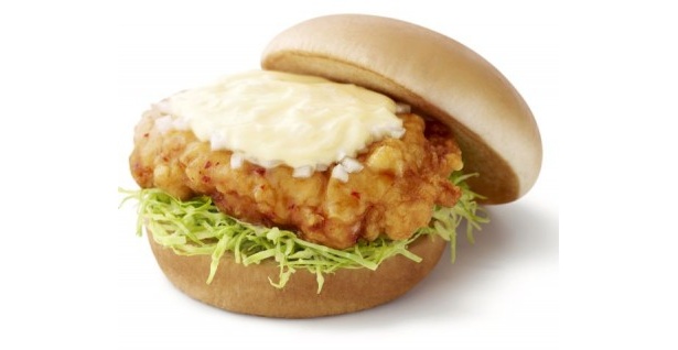 宮崎のご当地メニュー“チキン南蛮”をハンバーガーにした「チキン南蛮バーガー」