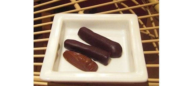 【写真を見る】 手前は、プロヴァンスで幸運の象徴とされている“セミ”をかたどったチョコレート！