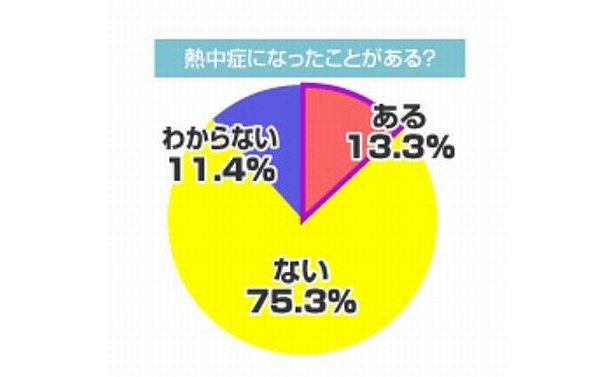 【写真を見る】ふらつきや吐き気、意識障害など、熱中症の症状はさまざま。すべての調査結果はこちら