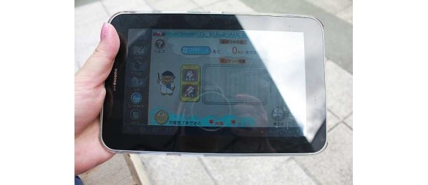 子供でも操作しやすいサイズの「ミラ・クルPad」