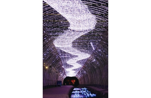 夜空に浮かぶ満天の天の川を再現した堀川会場の目玉