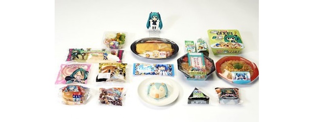 初音ミクをイメージしたメニューが多数登場！