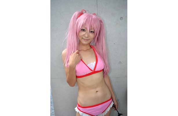 水着姿のレイヤーも大勢いた