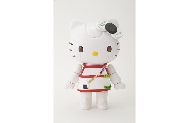 園山真希絵デザインは、おにぎりモチーフのエプロン