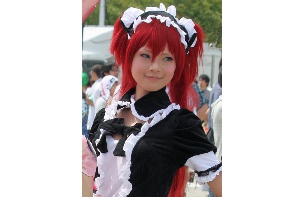 メイド系衣装で参加
