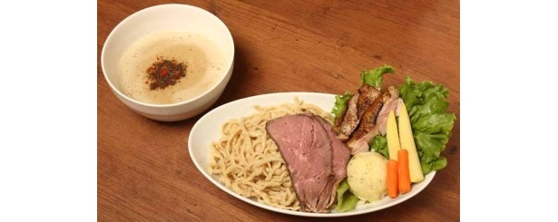 京都千丸 しゃかりきの「やりすぎアメリカンつけそば」1000円 限定30杯
