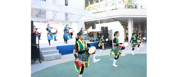 エイサー演舞を披露した｢中城護佐丸太鼓｣