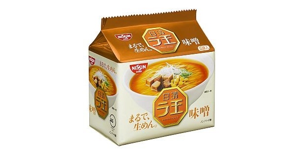 「日清ラ王 味噌 5食パック」(メーカー希望小売価格525円)