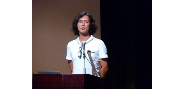 基調講演を行ったLean Startup Japan LLC代表の和波俊久氏