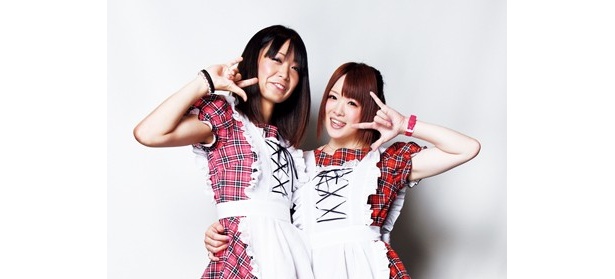 正統派男の娘、ぽちさん(左)と愛らしさナンバーワンの愛里さん