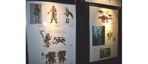 「XIII」の設定資料も展示