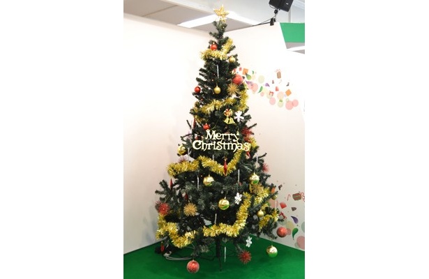 会場にはクリスマスツリーも飾られていた