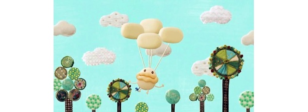 風船にゆられてお出かけすることに