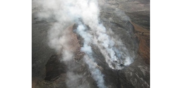 こちらはハワイの活火山