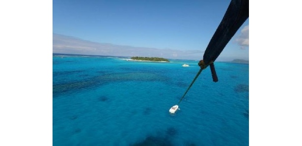 サイパンの沖合に浮かぶマニャガハ島