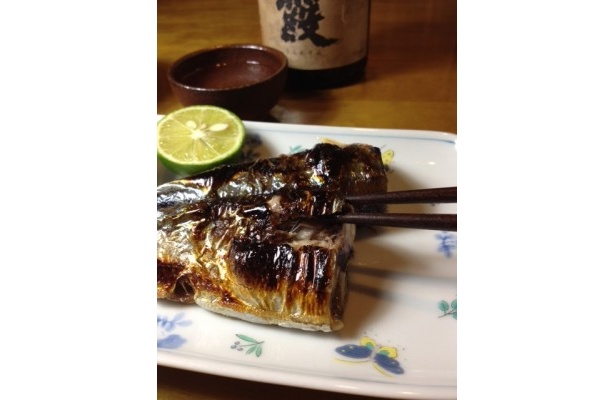 秋はこれです！すだちと大根おろしをたっぷり添えて。