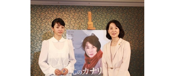 吉永小百合＆満島ひかりが映画『北のカナリアたち』撮影秘話を語る