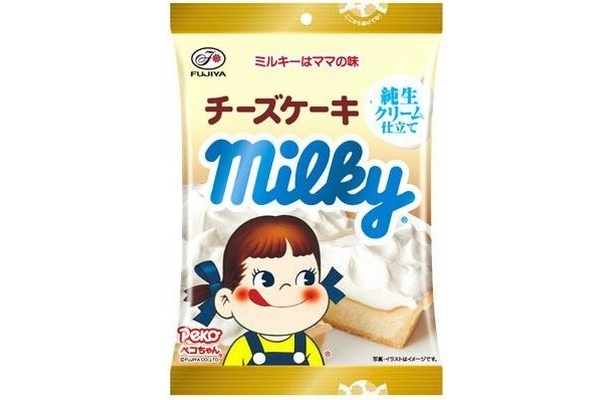 ミルキー新作は“生クリーム”たっぷりのチーズケーキ味！