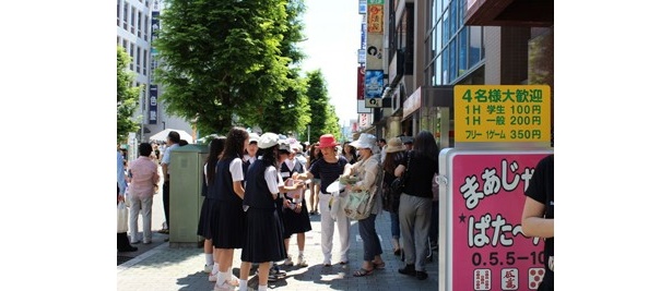 イベント時に行われる募金活動の収益金は大船渡市へ