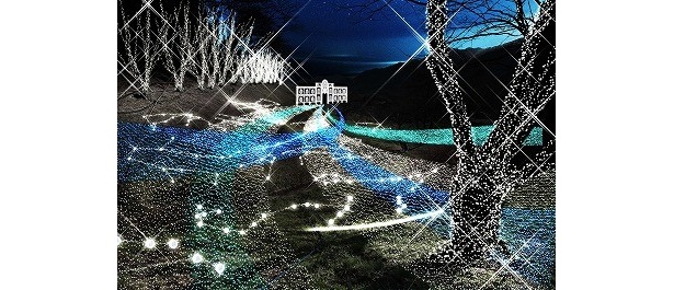 【写真を見る】今回の大きな見どころ「銀河の海」。音楽に合わせて変化する光の演出は、あたかも星たちが奏でる交響曲だ