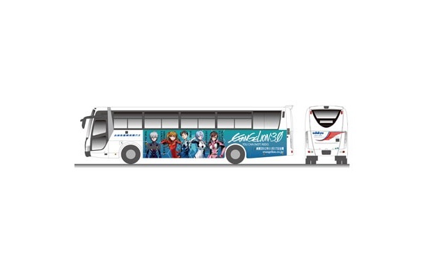 ヱヴァンゲリヲン新劇場版のラッピングバスが箱根を走る！