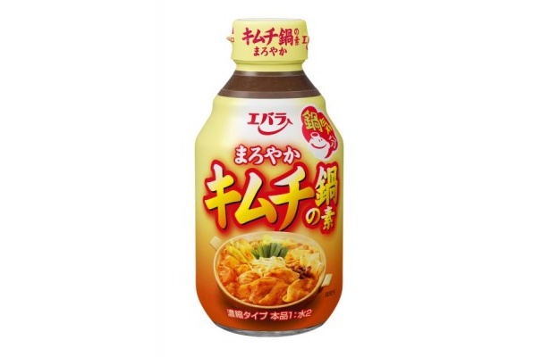 今年、新発売の「エバラ キムチ鍋の素 まろやか 300ml」