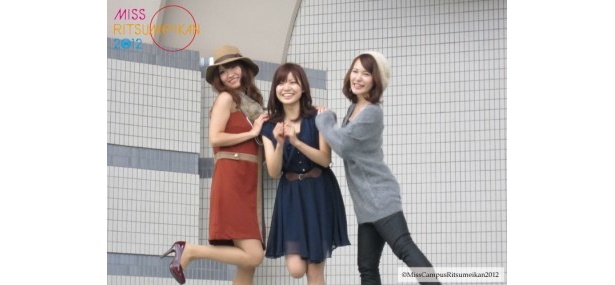 金さん、沖さん、望月さんがミスキャンパス立命館をPRしてます！