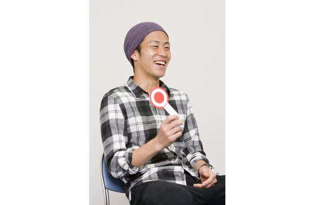 にこやかにインタビューに答えてくれた吉田選手。そのサービス精神に取材陣も脱帽！