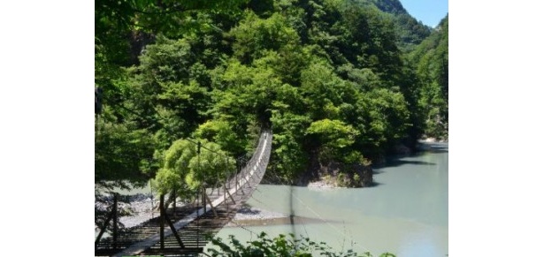 「夢の吊橋」の遠景