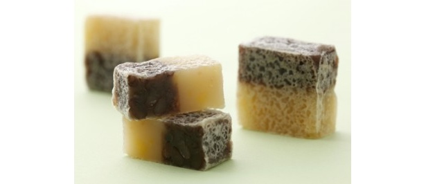 小倉餡と栗餡を使用した「二色きんつば」も発売