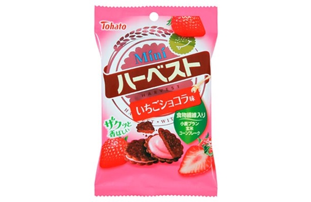 ひとくちサイズのミニハーベスト・いちごショコラ味(オープン価格)