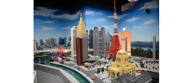 東京の街並みをレゴ(R)ブロック167万個で再現した「ミニランド」
