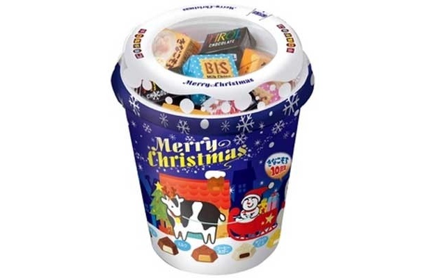 「クリスマスチョコレート」は5種のチロルチョコが40個入ったお得な商品