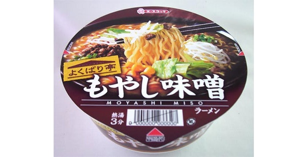 よくばり亭シリーズ第2弾「よくばり亭　もやし味噌ラーメン」（198円）