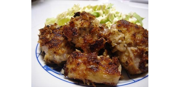 男の料理こと「チキンのマヨネーズ衣焼き」