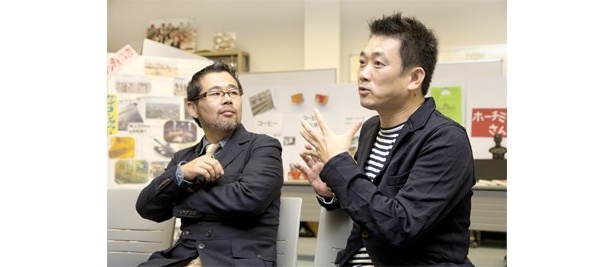 西田二郎（右）と藤村忠寿（左）