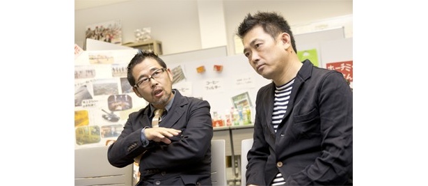 西田二郎（右）と藤村忠寿（左）