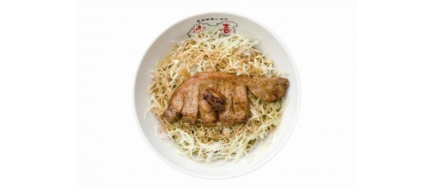 春日井市　春日井ラーメン楽喜のトンテキまぜそば850円