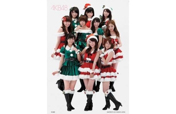 サンタ衣装のAKB48メンバーが可愛い！クリスマス限定「一番くじ」が発売