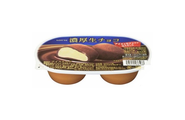 「LOTTE　濃厚生チョコ」(189円)