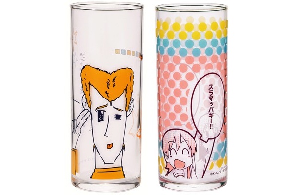 劇中名場面が描かれたオリジナルグラス