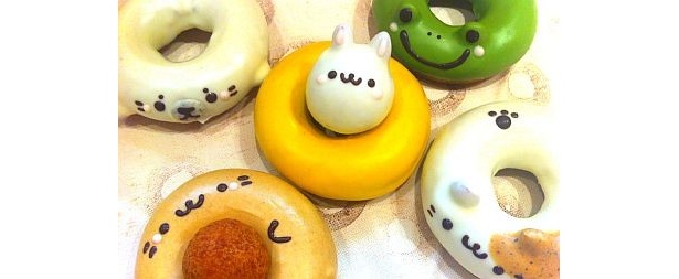 ネコにウサギ、カエルも！Twitterで話題の動物ドーナツがecute上野に登場